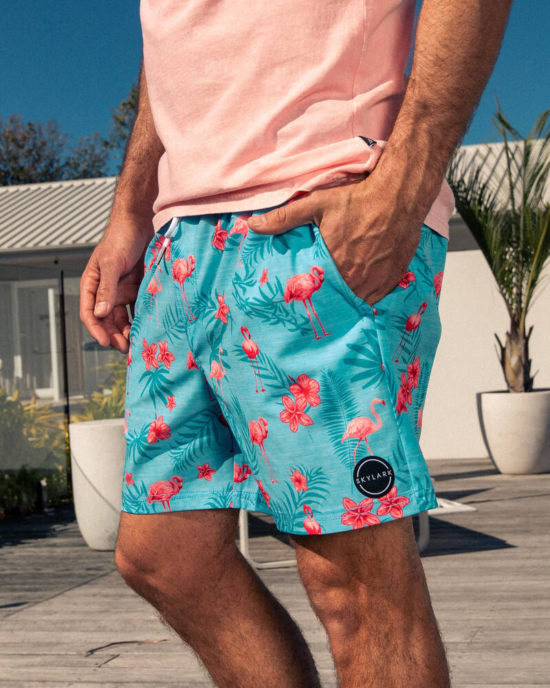 Skylark Bloomed Mully Shorts for Mens