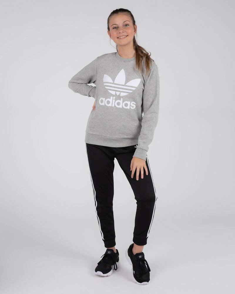 adidas Girls' Trefoil Sweatshirt for Womens
