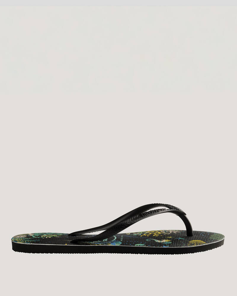 Havaianas Slim Print Mermaid Thongs for Womens