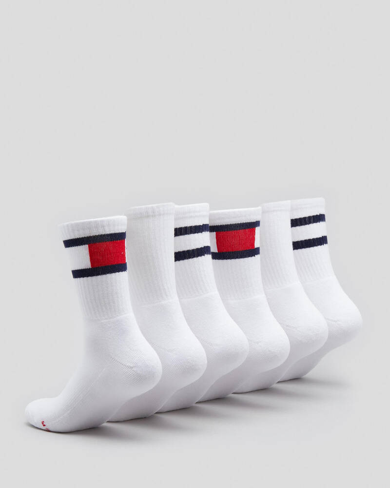 Tommy Hilfiger Womens Flag Cushion Crew Sock Pack for Womens