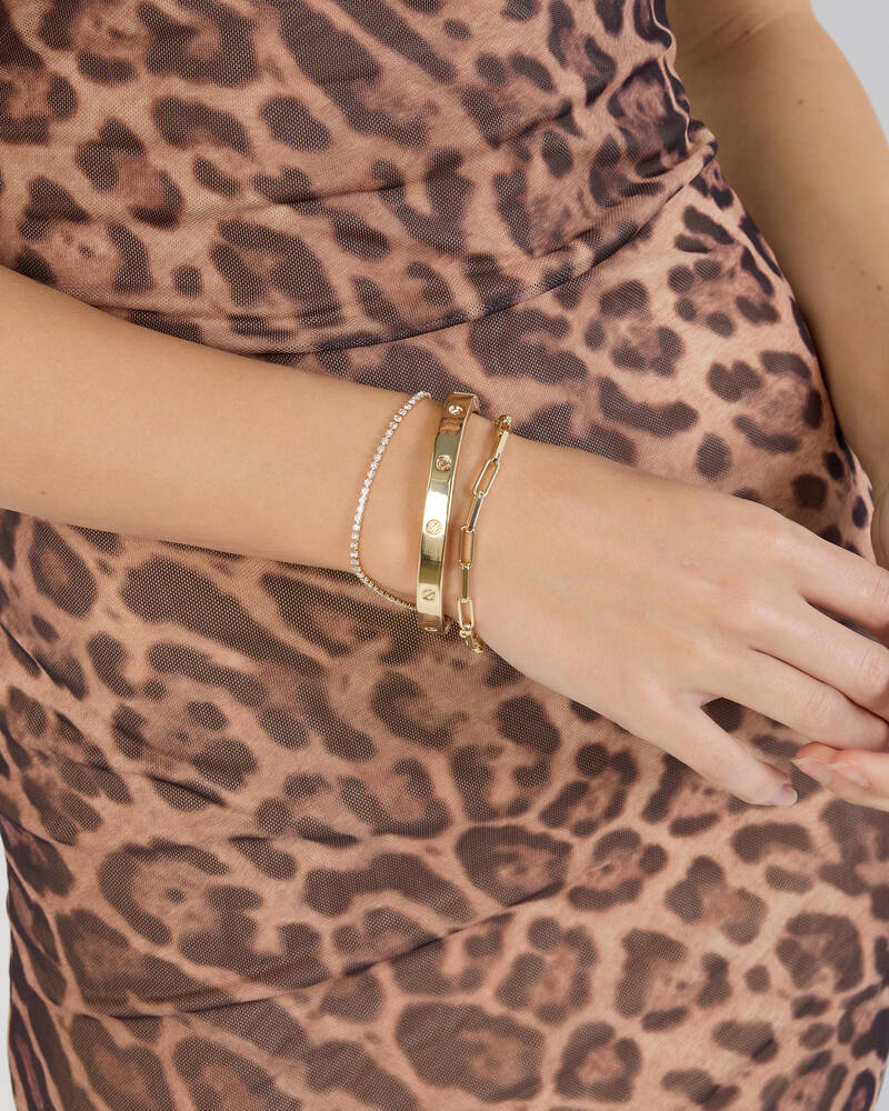 Karyn In LA Florence Bangle Bracelet Pack for Womens