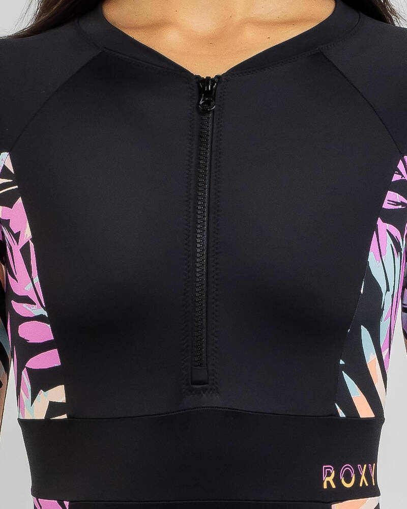 Roxy Active Long Sleeve Front Zip Surfsuit for Womens