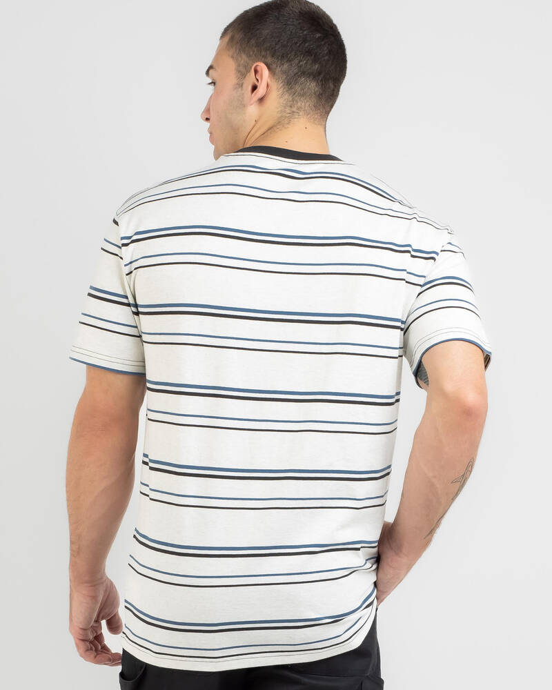DC Shoes On Lock Stripe T-Shirt for Mens