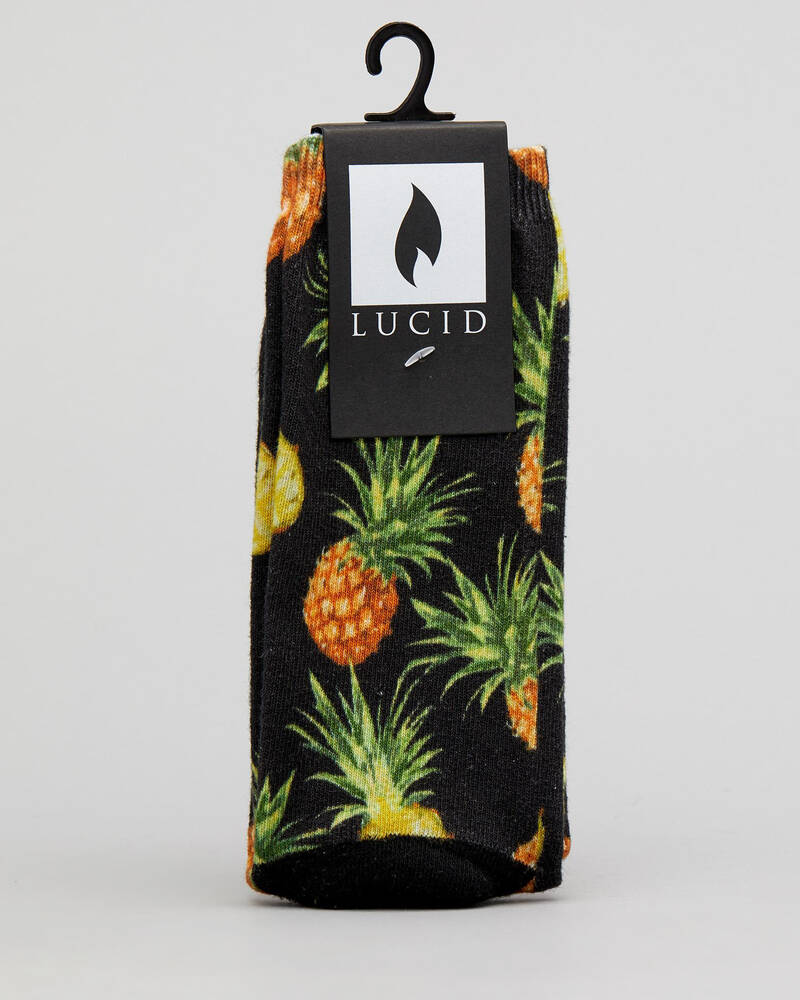 Lucid Pineapple Socks for Mens