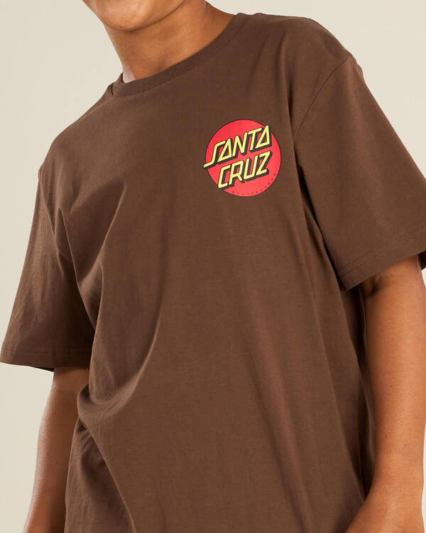 Santa Cruz Boys' Classic Dot Chest T-Shirt for Mens