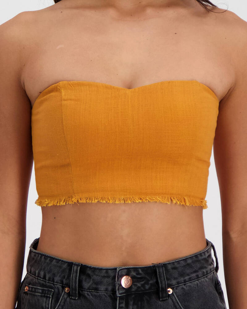 Mooloola Bayside Frill Tube Top for Womens