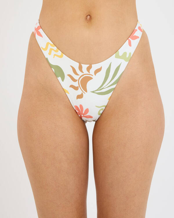Billabong Happy Days Skimpy Hike Bikini Bottom for Womens
