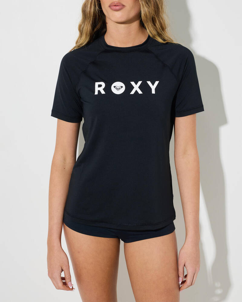 Roxy Essential Short Sleeve Rash Vest for Womens