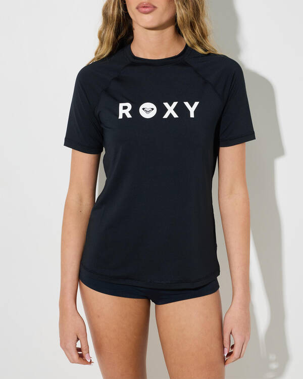 Roxy Essential Short Sleeve Rash Vest for Womens