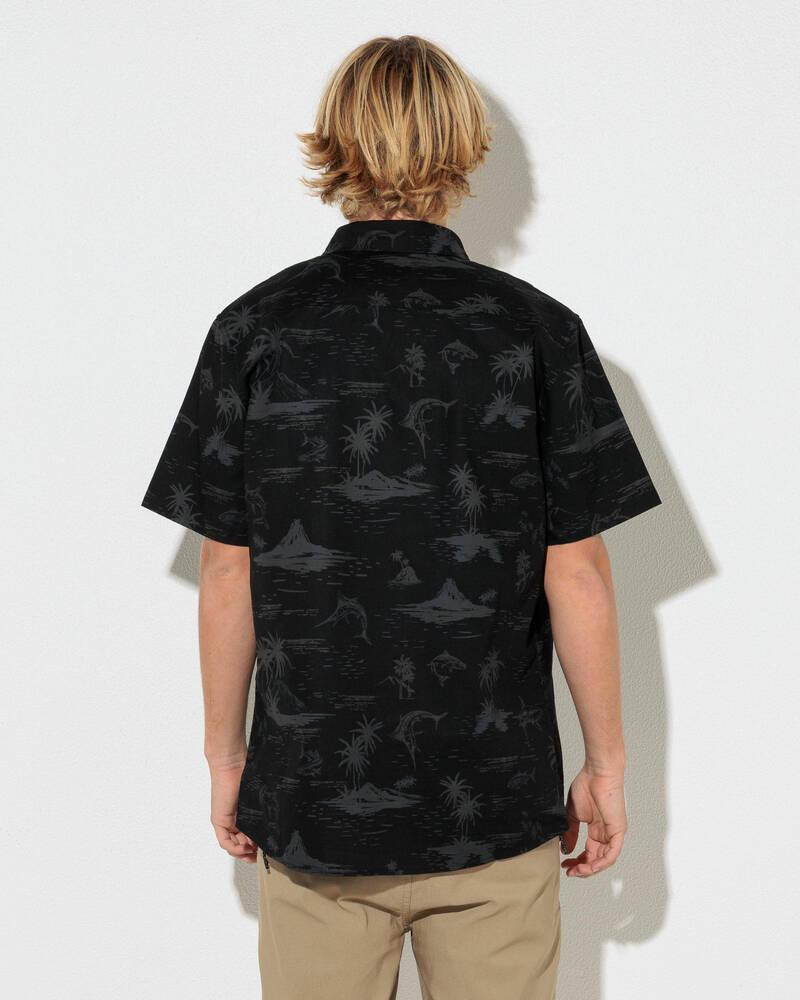 Salty Life Iron Tide Short Sleeve Shirt for Mens