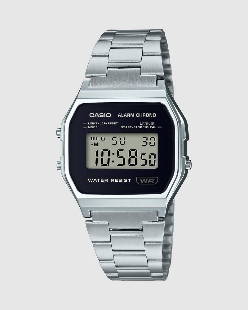 Casio A158WEA-1D Watch for Unisex