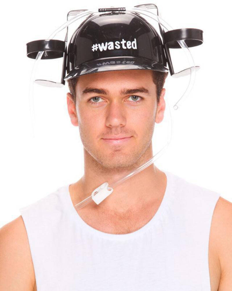 Get It Now #wasted Drinking Hat for Mens image number null