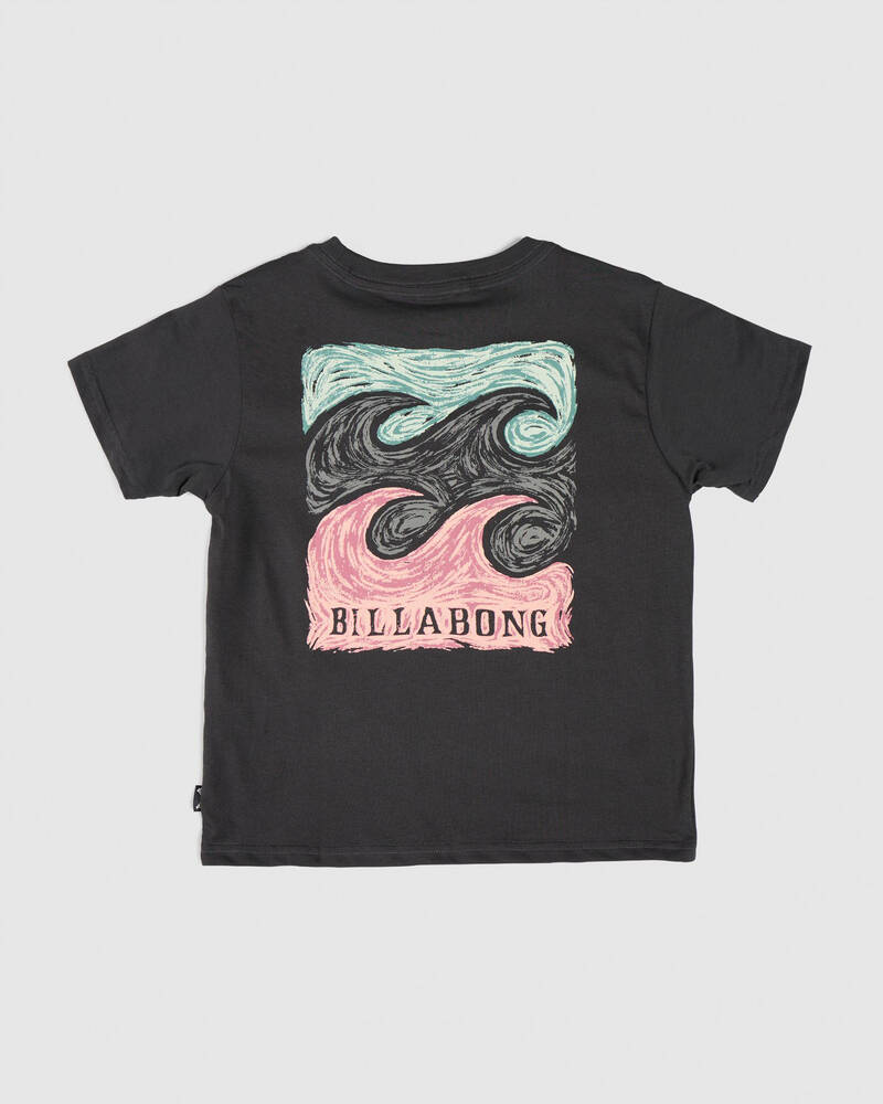 Billabong Toddlers' Crayon Waves T-Shirt for Mens