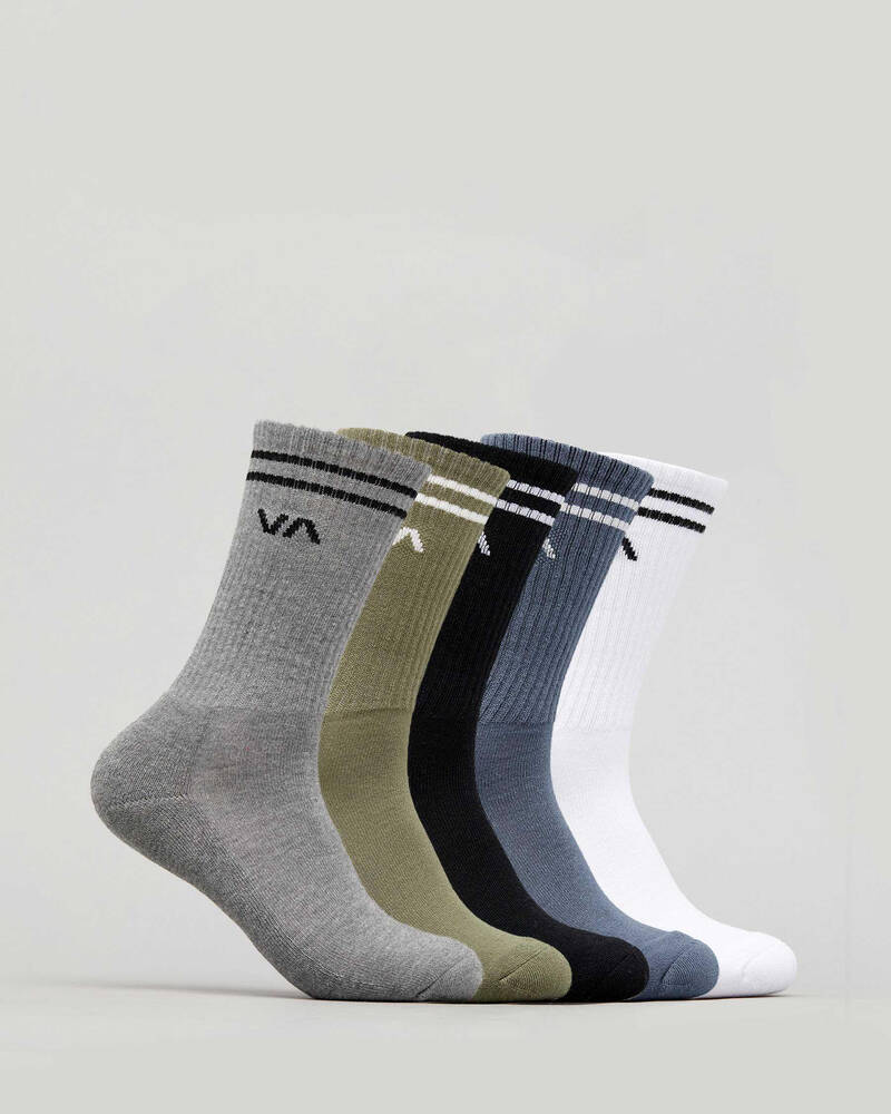 RVCA Union Sock 5 Pack for Mens