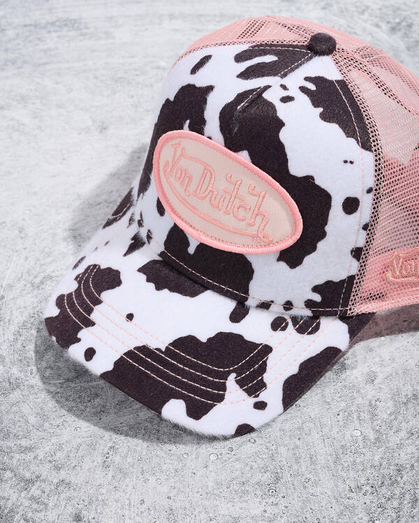 Von Dutch VD Animal Skin Trucker Cap for Unisex
