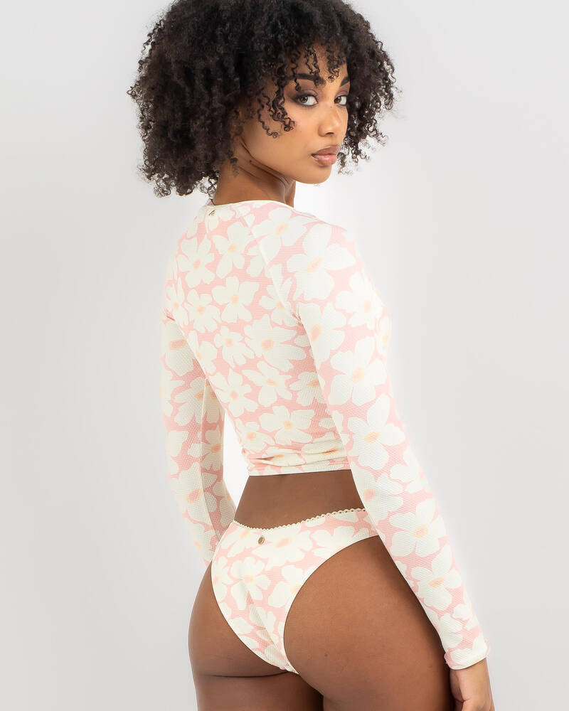 Rhythm Mimi Floral High Cut Bikini Bottom for Womens