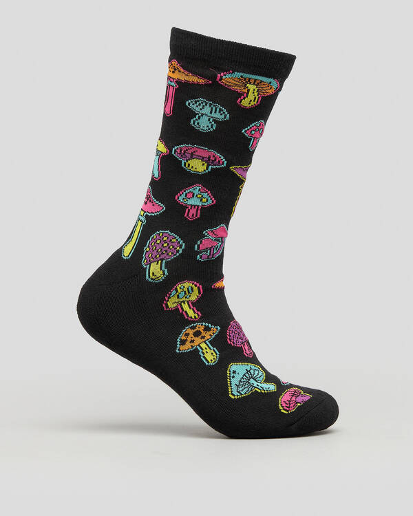 Mushroom Magic Crew Socks