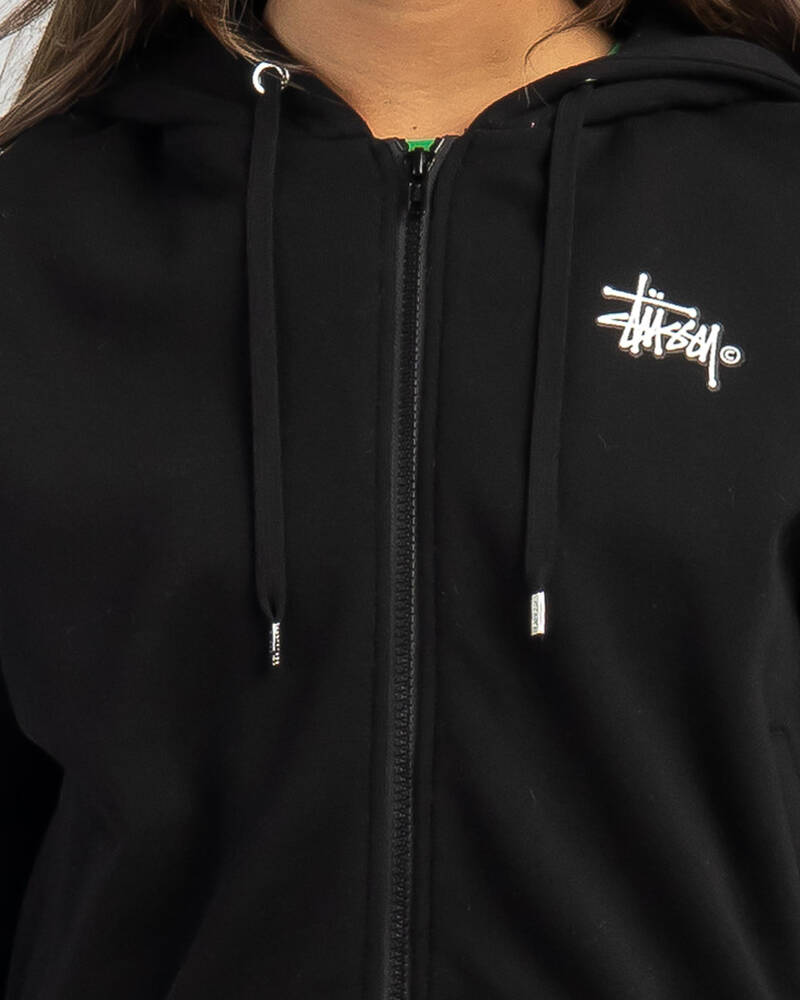 Stussy Stock Zip Thru Hoodie for Womens