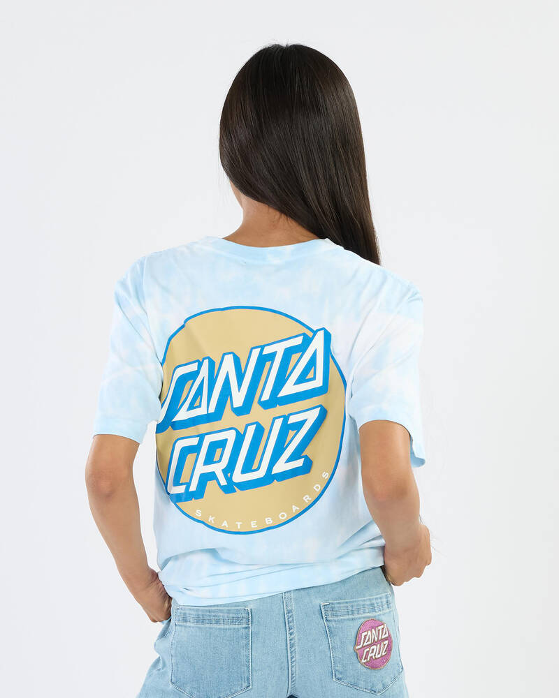 Santa Cruz Girls' Other Dot Oversized T-Shirt for Womens