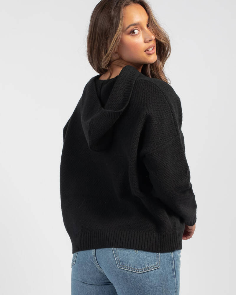 Mooloola Slow And Low Hooded Knit for Womens
