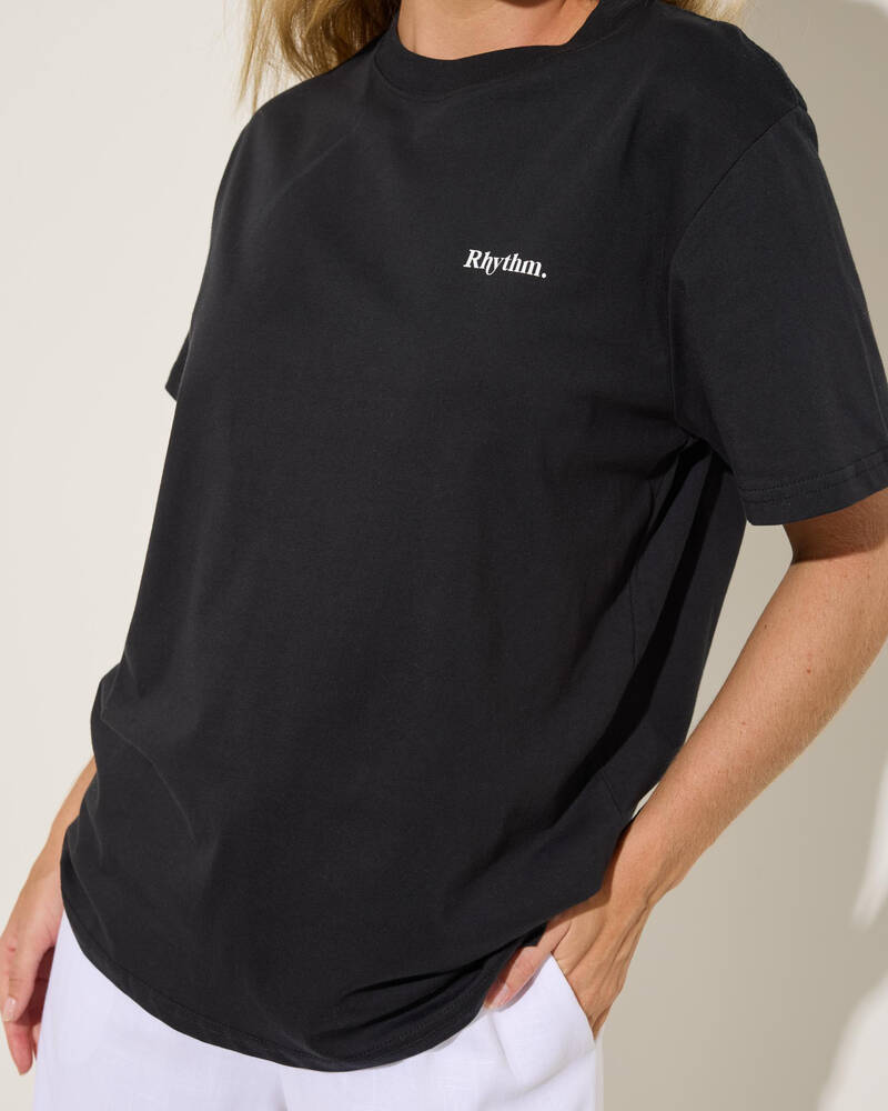 Rhythm Logo Boyfriend T-Shirt for Womens