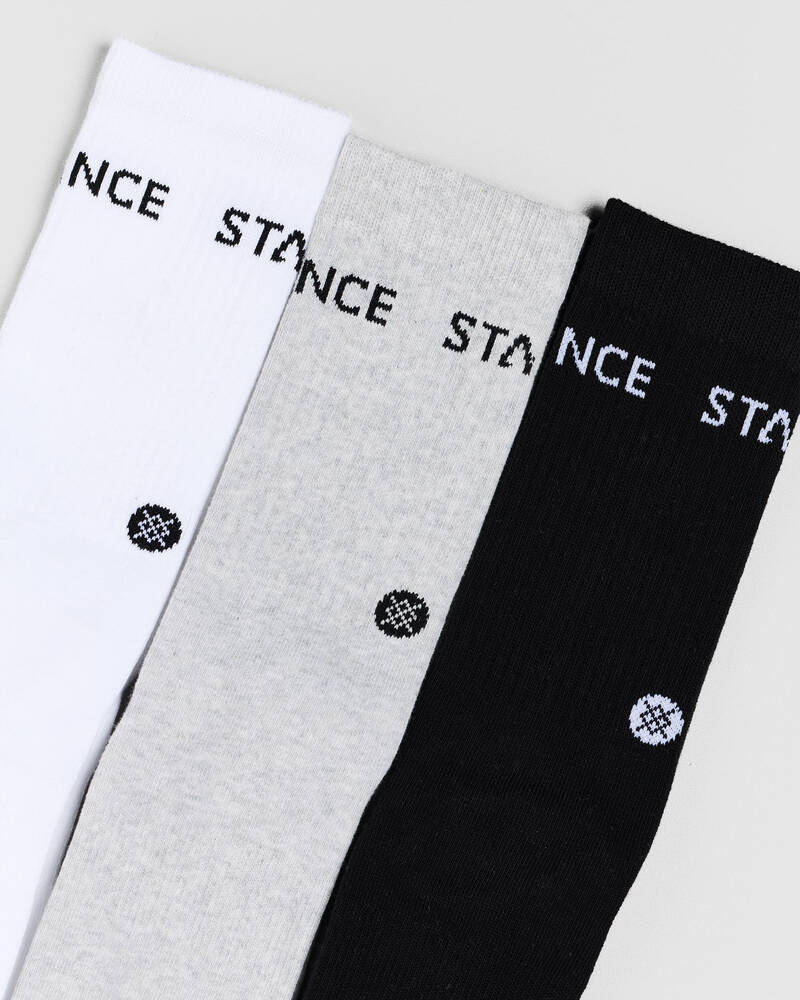 Stance Origin Crew Socks 3 Pack for Mens