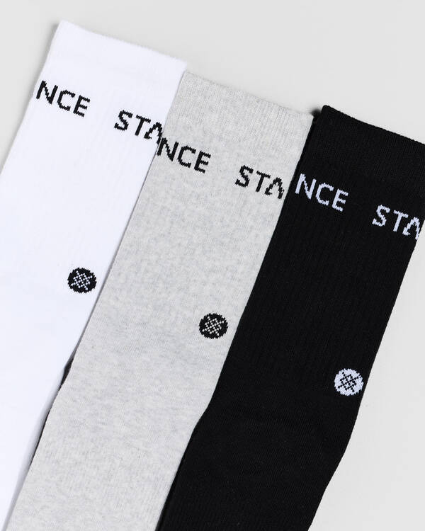 Stance Origin Crew Socks 3 Pack for Mens