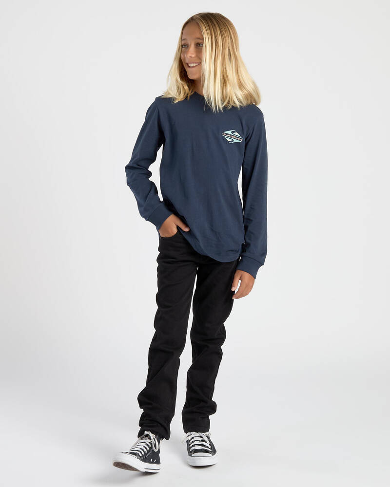 Quiksilver Boys' Heritage Sun Long Sleeve T-Shirt for Mens