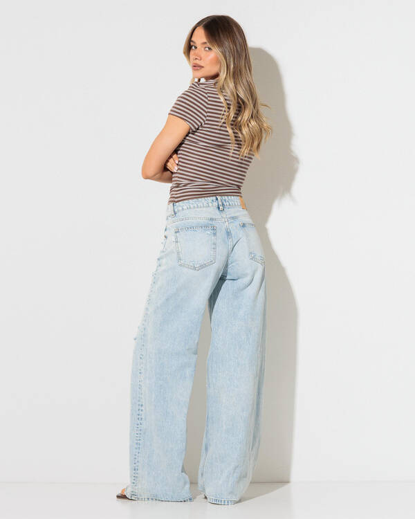 DESU Blaze Wide Leg Jeans for Womens