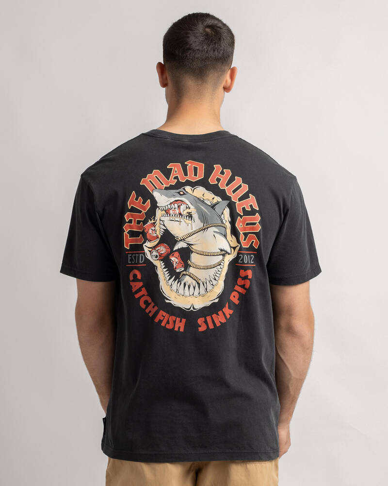 The Mad Hueys Shark Tins T-Shirt for Mens