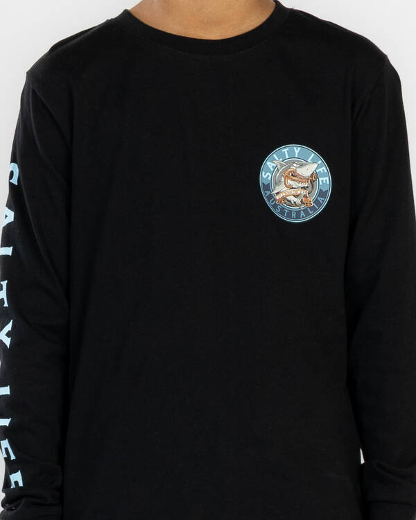 Salty Life Boys' Born To Be Wild Long Sleeve T-Shirt for Mens