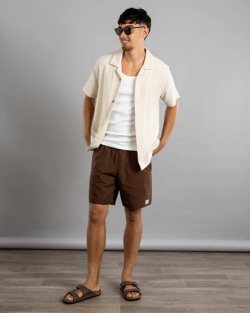Rhythm Classic Linen Jam Shorts for Mens