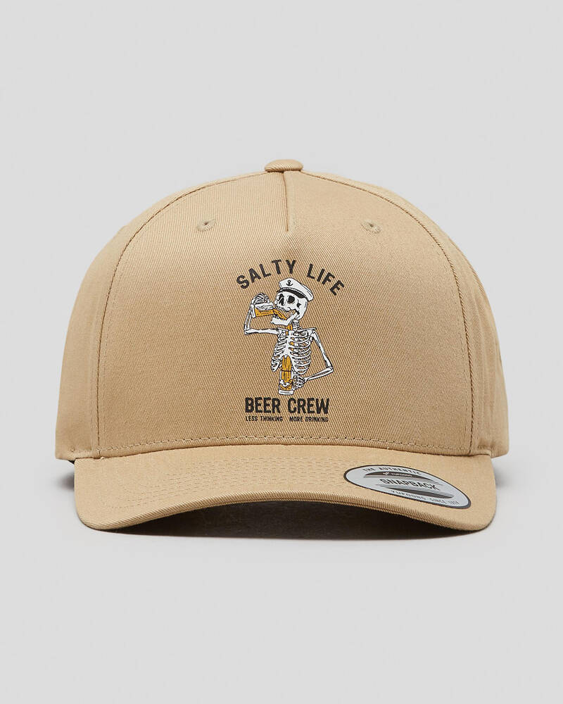 Salty Life Smashed Snapback Cap for Mens