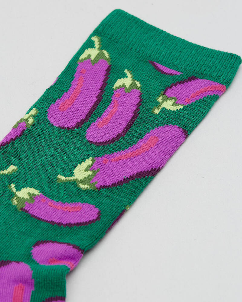 Lucid Eggplant Socks for Mens