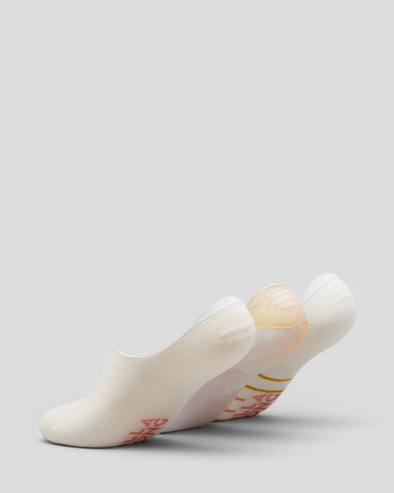 Billabong Safari Nights No Show Sock Pack for Womens