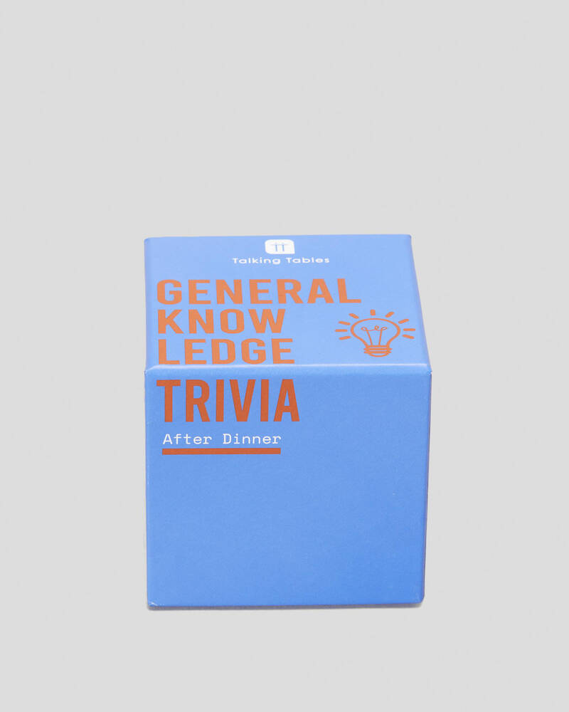 THE PAPERIE After Dinner General Knowledge Trivia for Mens