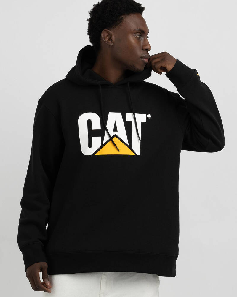 Cat Fleece Cat Logo Oversized Hoodie for Mens