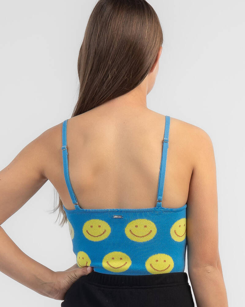 Ava And Ever Girls' Smiley Knit Top for Womens