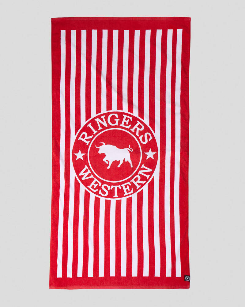 Ringers Western Ringers Stripe Towel for Mens