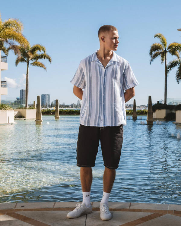 Lucid League Denim Walk Shorts for Mens