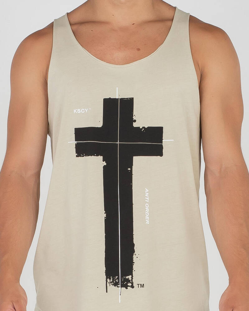 Kiss Chacey Anti-Order Dual Curved Singlet for Mens