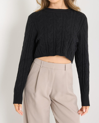 Ava And Ever Bookworm Cable Knit Jumper for Womens image number null