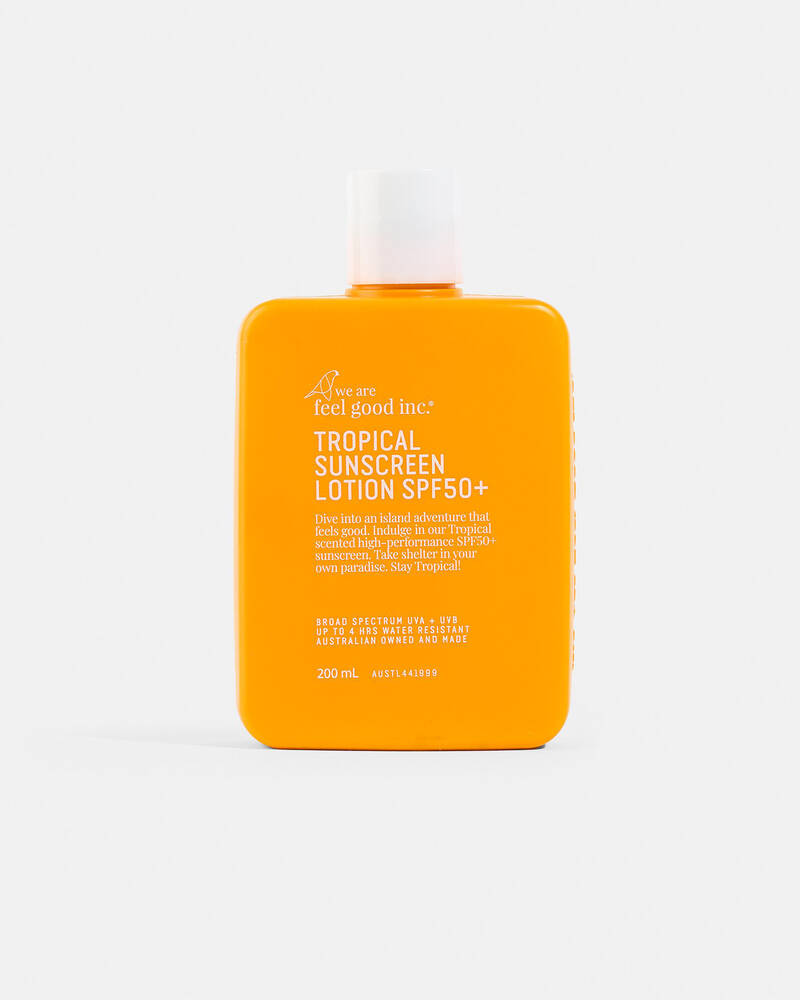 We Are Feel Good Inc. Tropical Sunscreen Lotion SPF50+ 200ml for Unisex