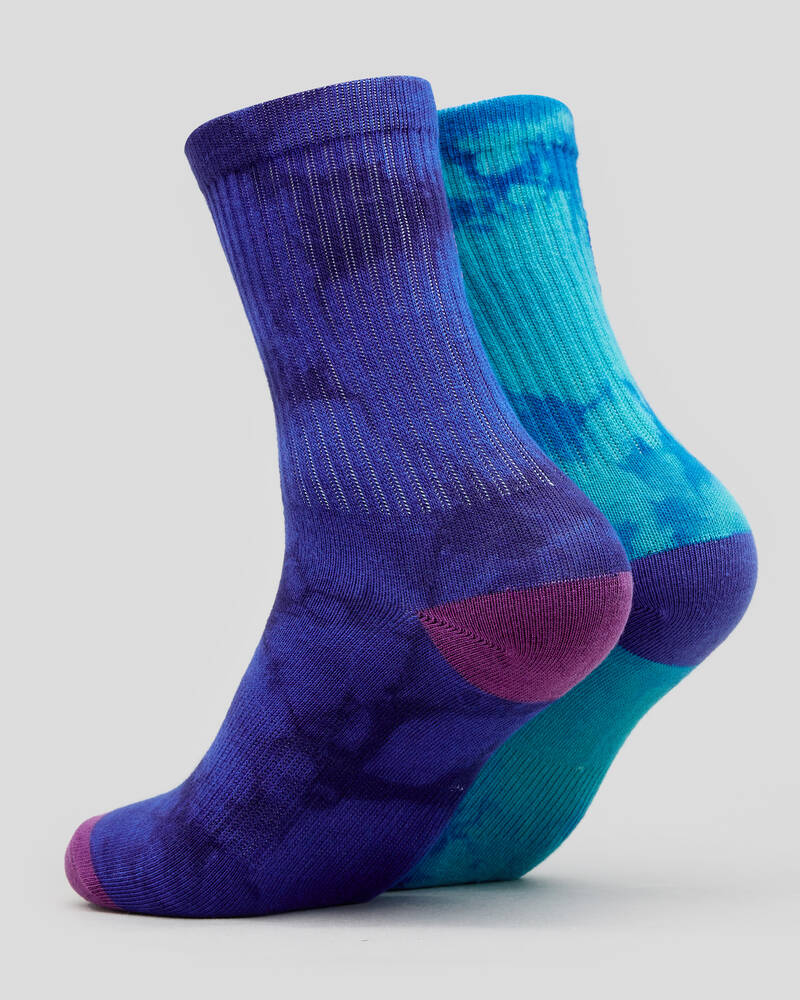 Santa Cruz Youth Dye Dot Socks 2 Pack for Mens