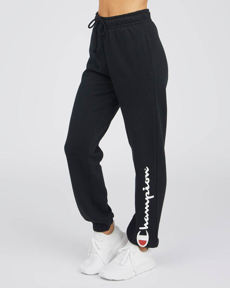 Champion Logo Track Pants for Womens