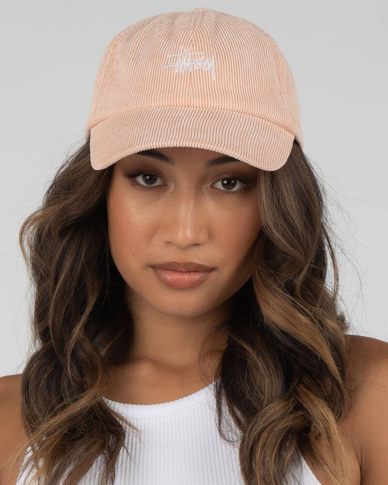 Stussy Graffiti Cord Low Pro Cap for Womens