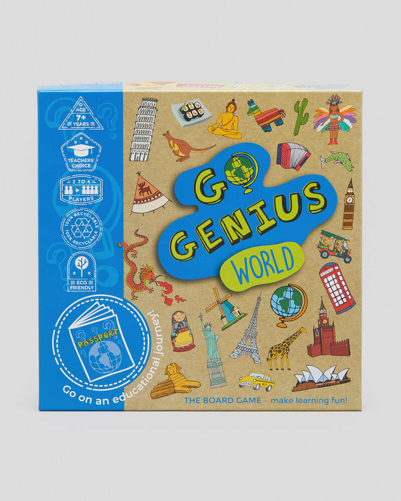 Get It Now Go Genius World Board Game for Unisex
