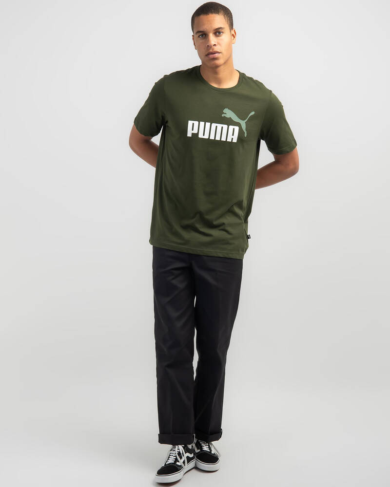 Puma ESS+2 Col Logo T-Shirt for Mens