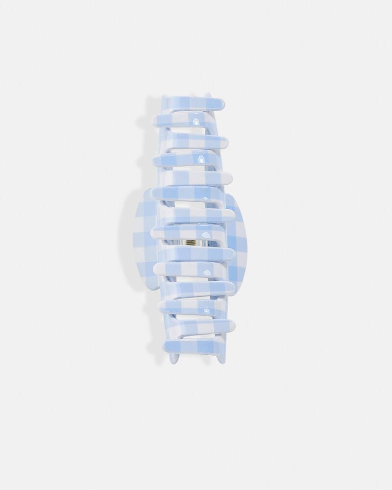 Karyn In LA Gingham Hair Claw Clip for Womens