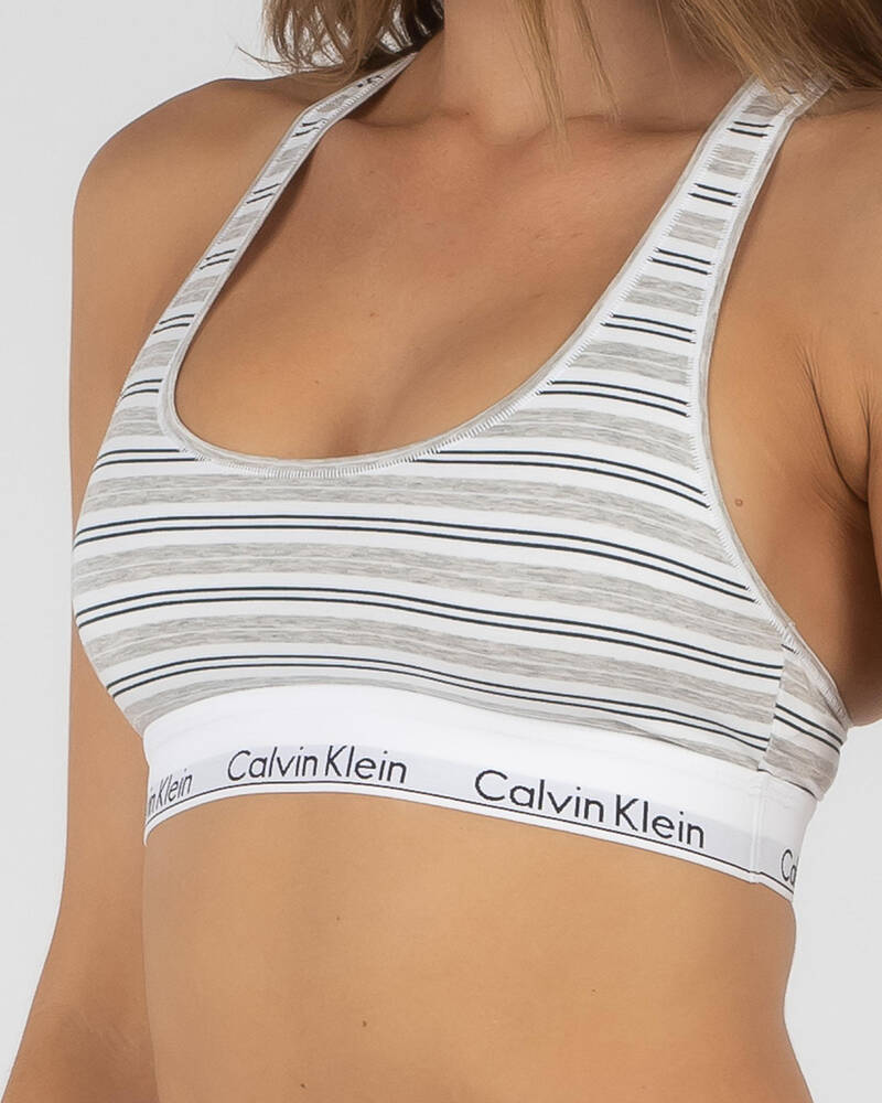 Calvin Klein Cotton Unlined Bralette for Womens